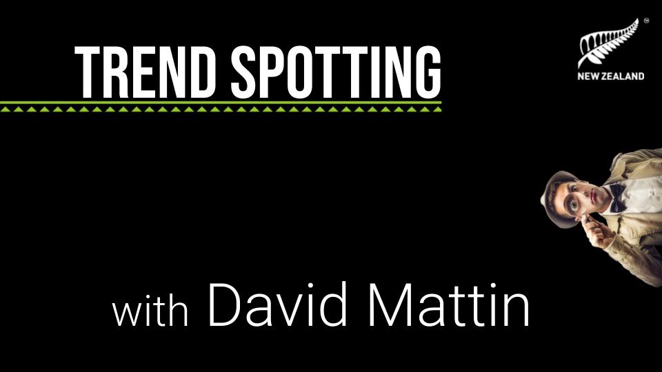 Trend spotting with David Mattin